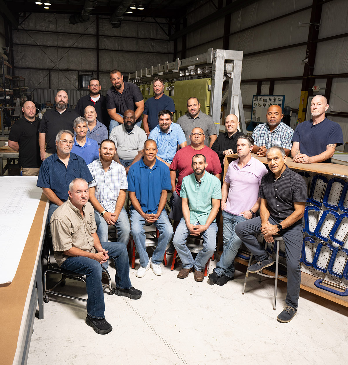 Magic Craftsmen Group Photo in Fabrication Lab