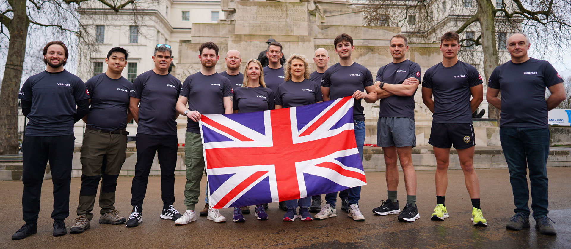 Group photo of UK veterans