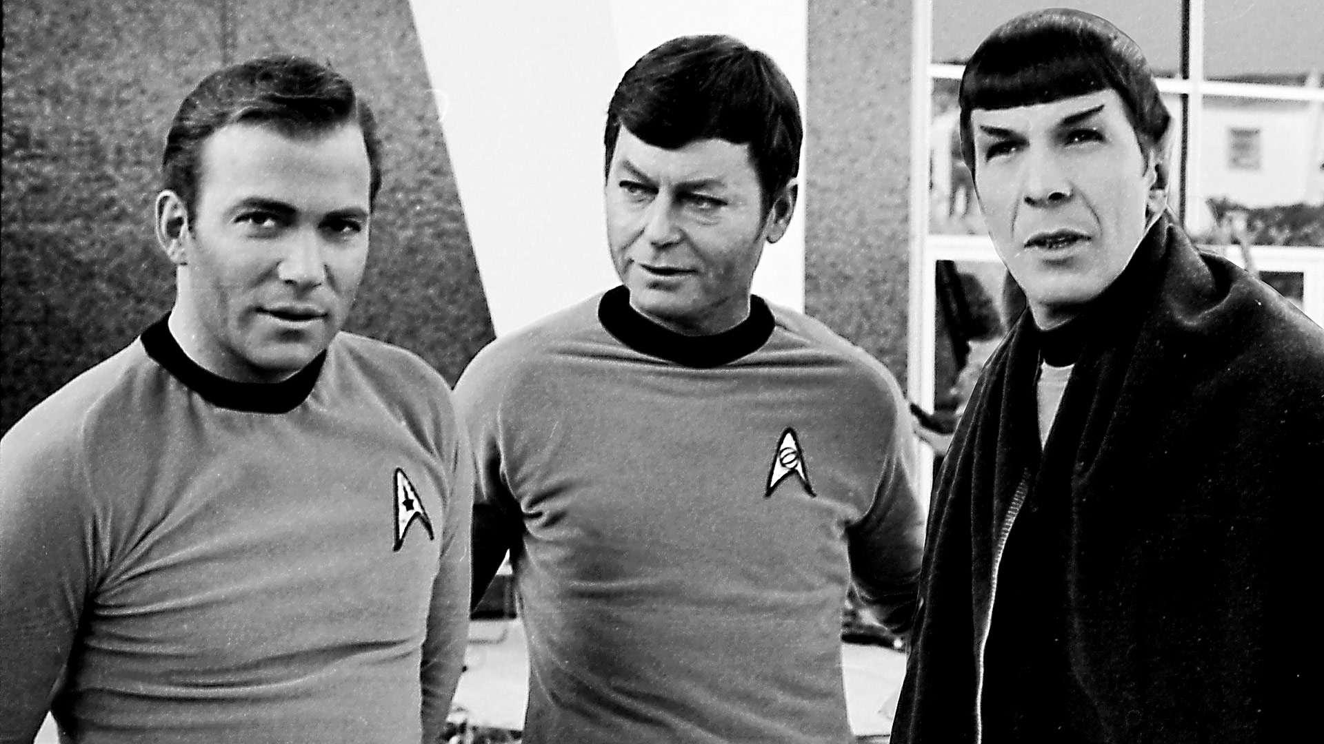 Star Trek actors at TRW Space Park in Redondo Beach