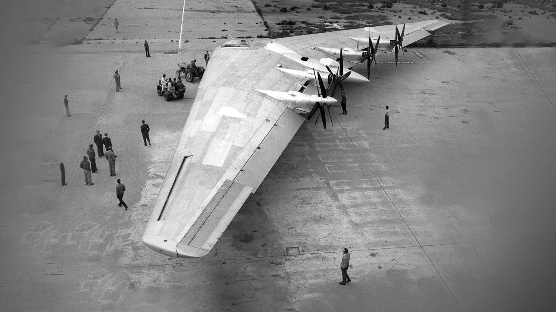 Northrop-built XB-35 flying wing, precursor to the B-2 Stealth Bomber