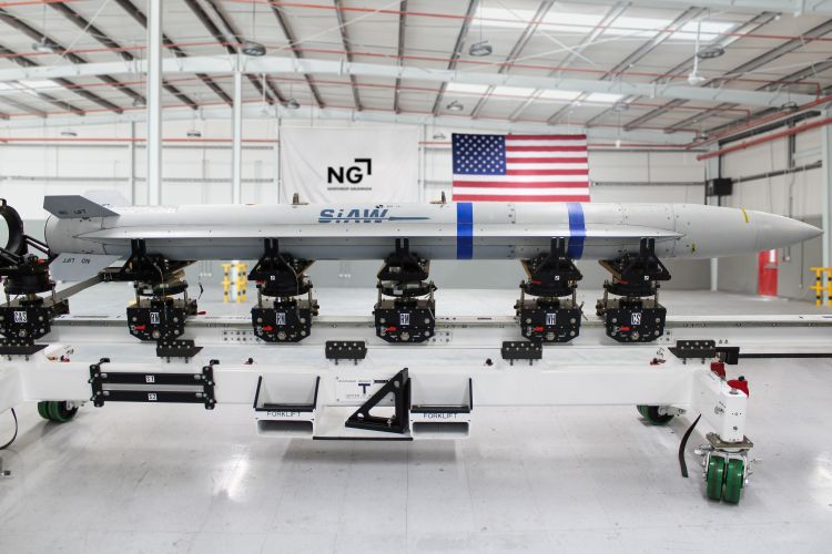 Northrop Grumman prepares the Stand-in Attack Weapon (SiAW) test missile for delivery to the U.S. Air Force. (Photo Credit: Northrop Grumman) Northrop Grumman Delivers Stand-in Attack Weapon Test Missile to the US Air Force
