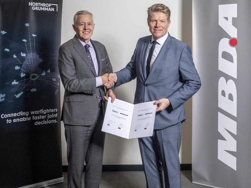 Northrop Grumman and MBDA in Germany Sign MOU to Strengthen German Air and Missile Defense Capabilities Northrop Grumman and MBDA in Germany Sign MOU to Strengthen German Air and Missile Defense Capabilities