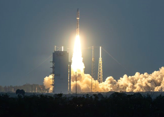 Northrop Grumman GEM 63 Solid Rocket Boosters Help Successfully Launch National Security Mission Aboard Atlas V Rocket