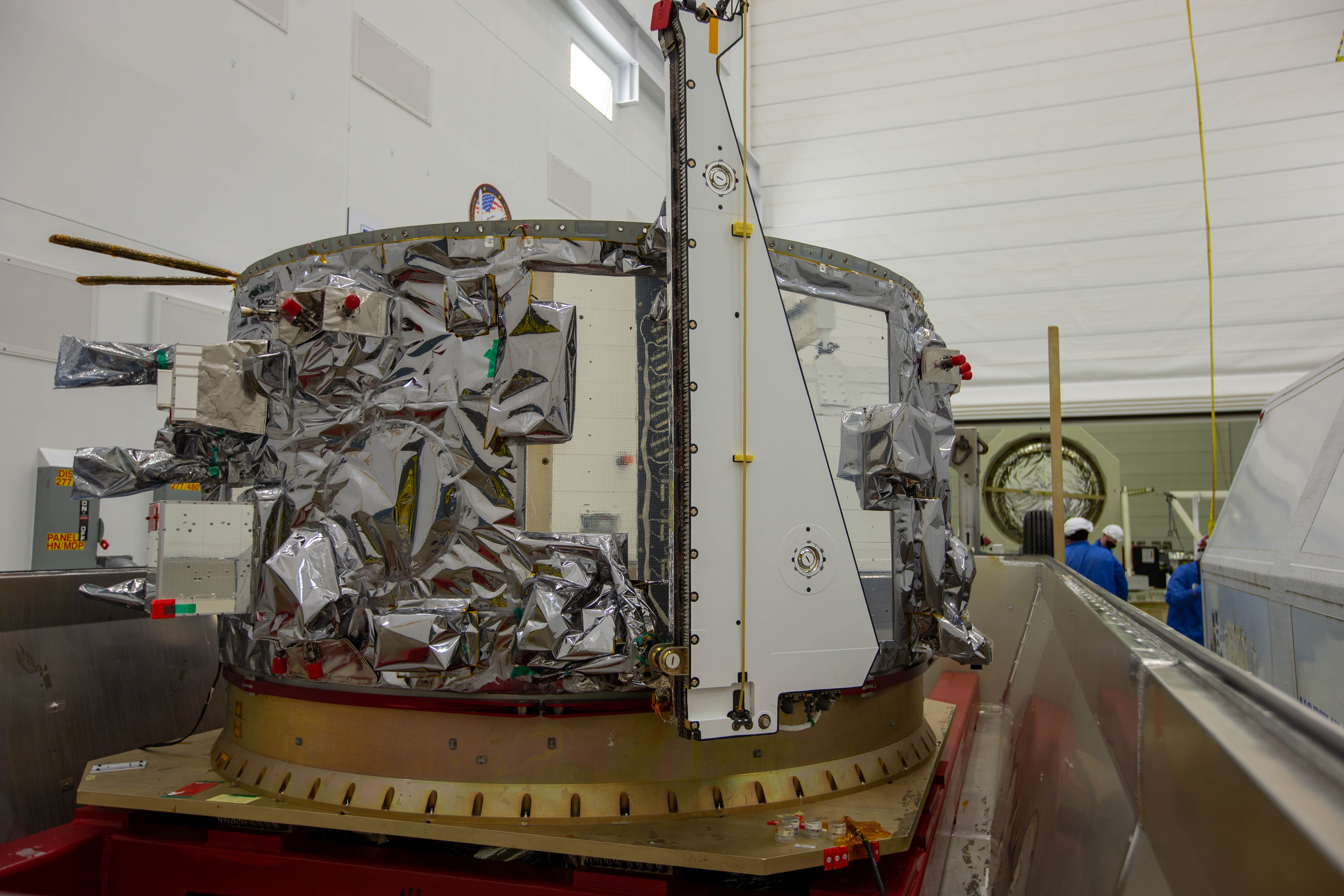 NG-14-Cygnus-Unpacking14 NG-14 Cynus being unpacked at Wallops