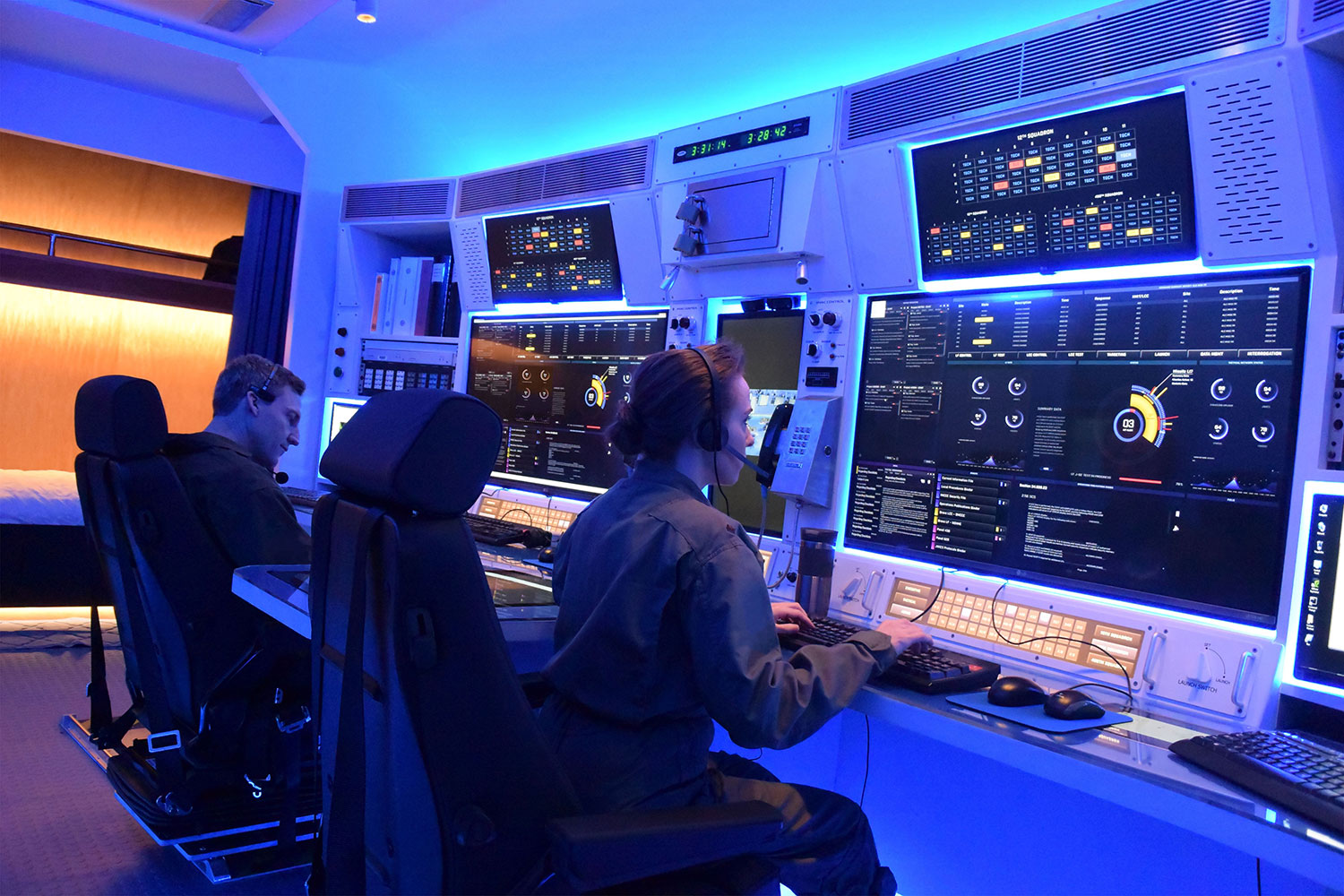 Photo of modernized Sentinel Launch Control Center concept.