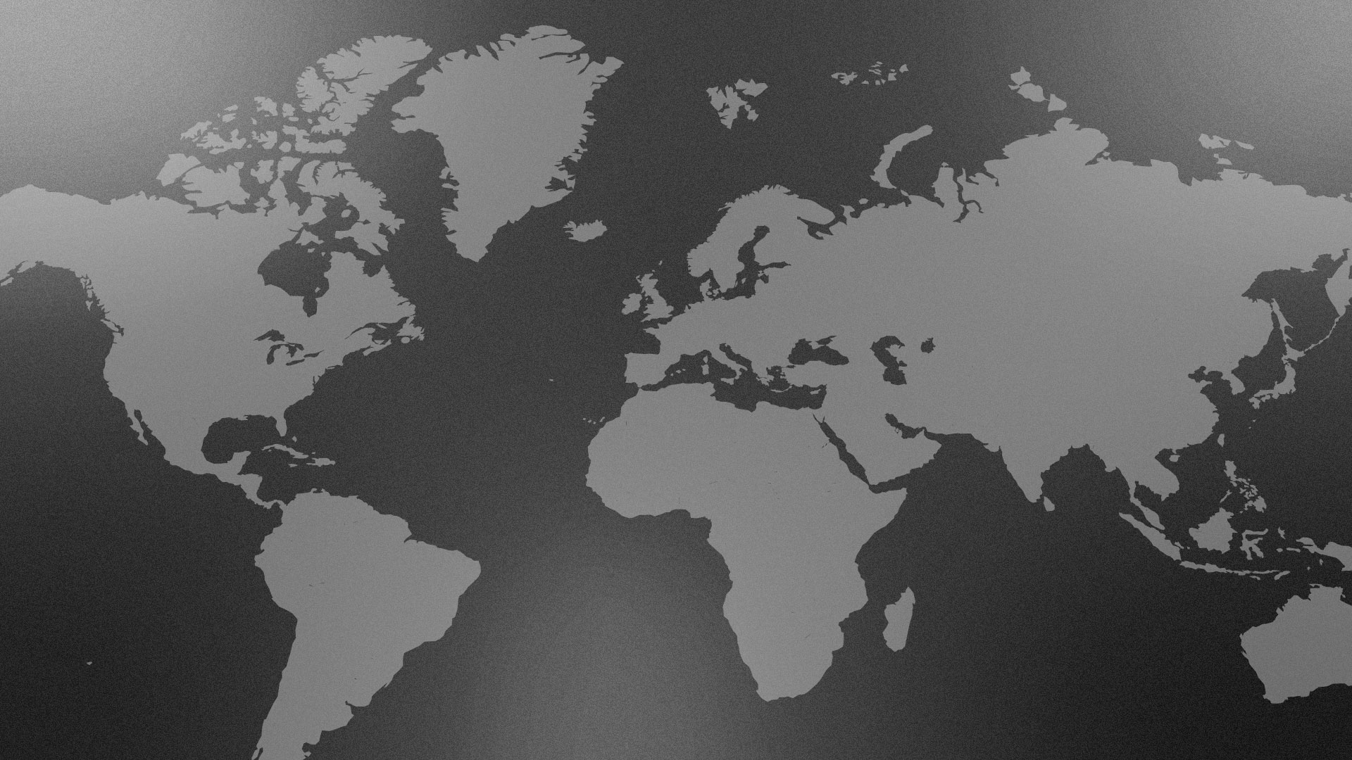 Black and White Global Map