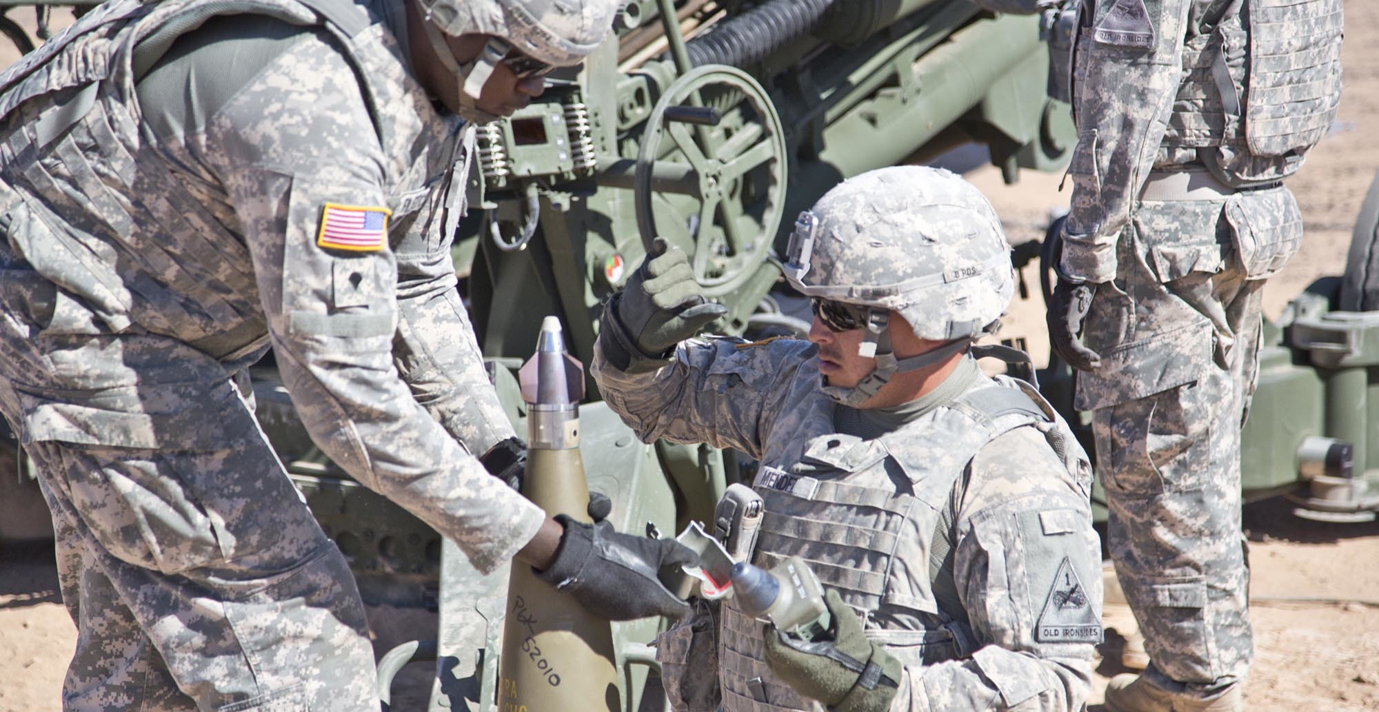 Guided Projectiles and Precision Weapons soldiers working with guided projectiles