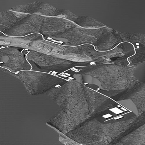 aerial view of buildings