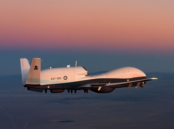 Royal Australian Air Force Welcomes First Northrop Grumman MQ-4C Triton