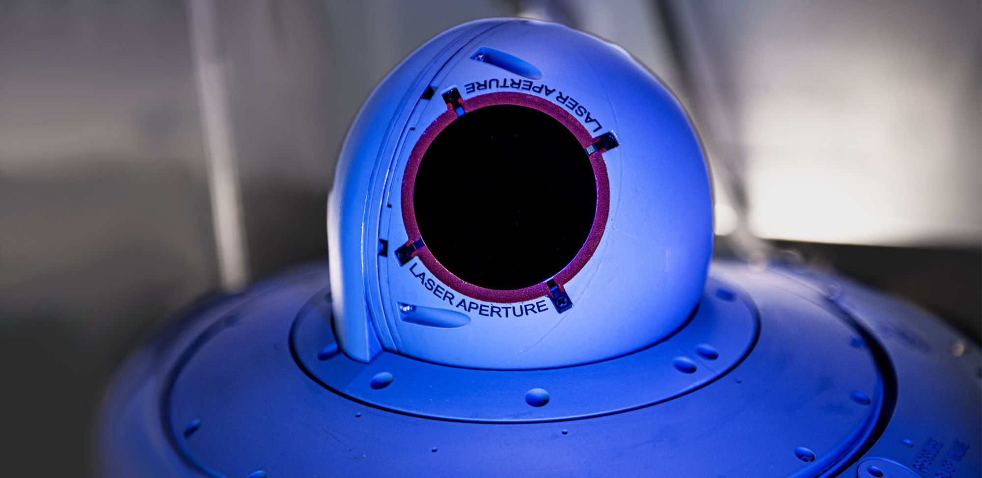 AN/AAQ-24(V) Directional Infrared Countermeasure (DIRCM) laser system in lab