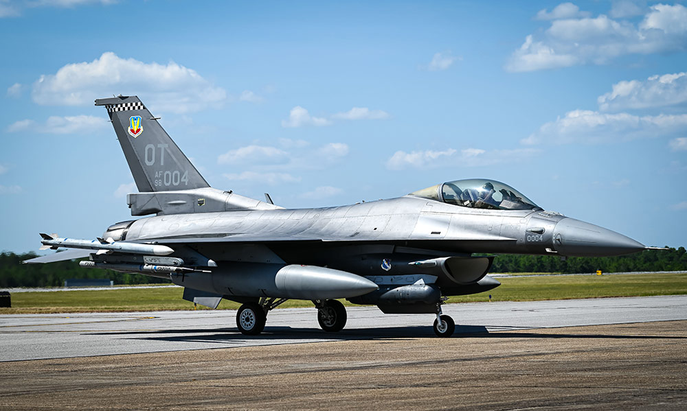 85th TES flies new F-16 electronic warfare suite 85th TES flies new F-16 electronic warfare suite (53rd Wing Public Affairs)