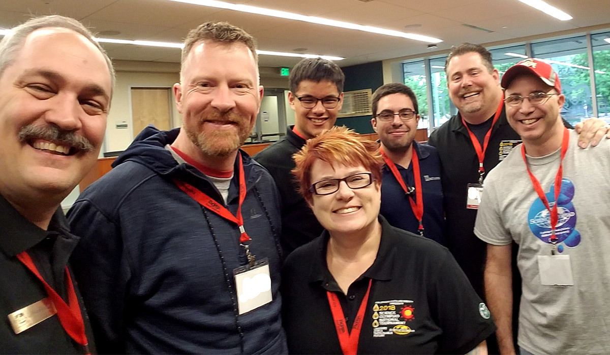 northrop grumman volunteer serves underserved students in stem competitions Supporting the Olympiad