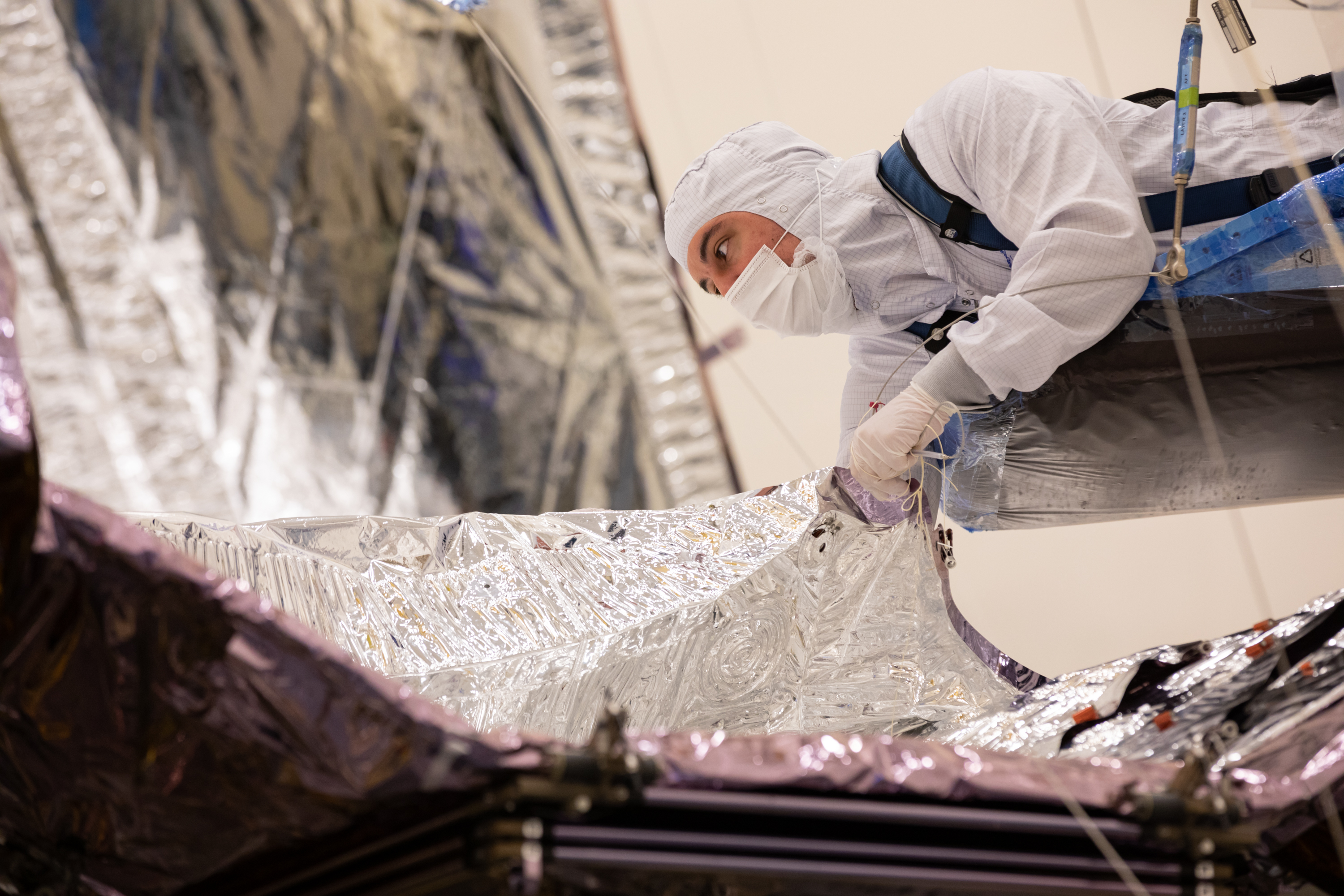 21-0129-SP-DJM-JWST-DailyProgress-1427 How Northrop Grumman Prepared the Webb Sunshield to Unfold Flawlessly in Space