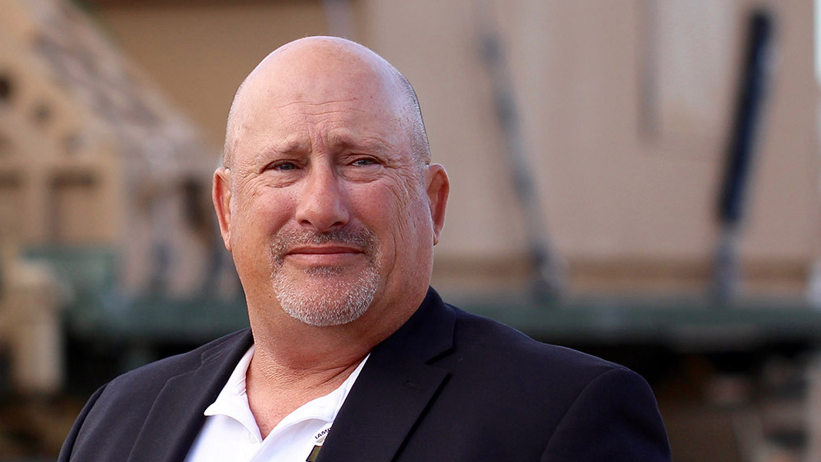 Army Veteran Works for Northrop Grumman to Help Save Soldiers’ Lives white man with bald head