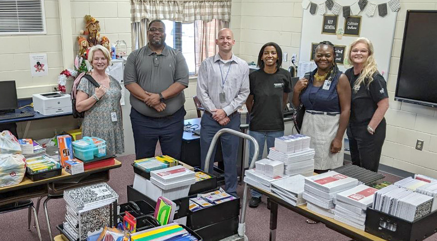 Class Act: Employee Resource Group Helps Students Go Back to School Class Act: Employee Resource Group Helps Students Go Back to School