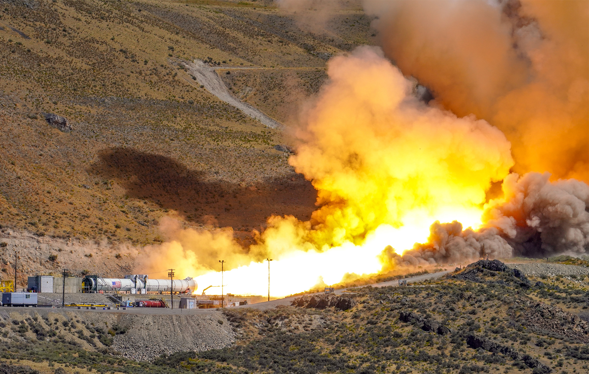 Motor during test fire