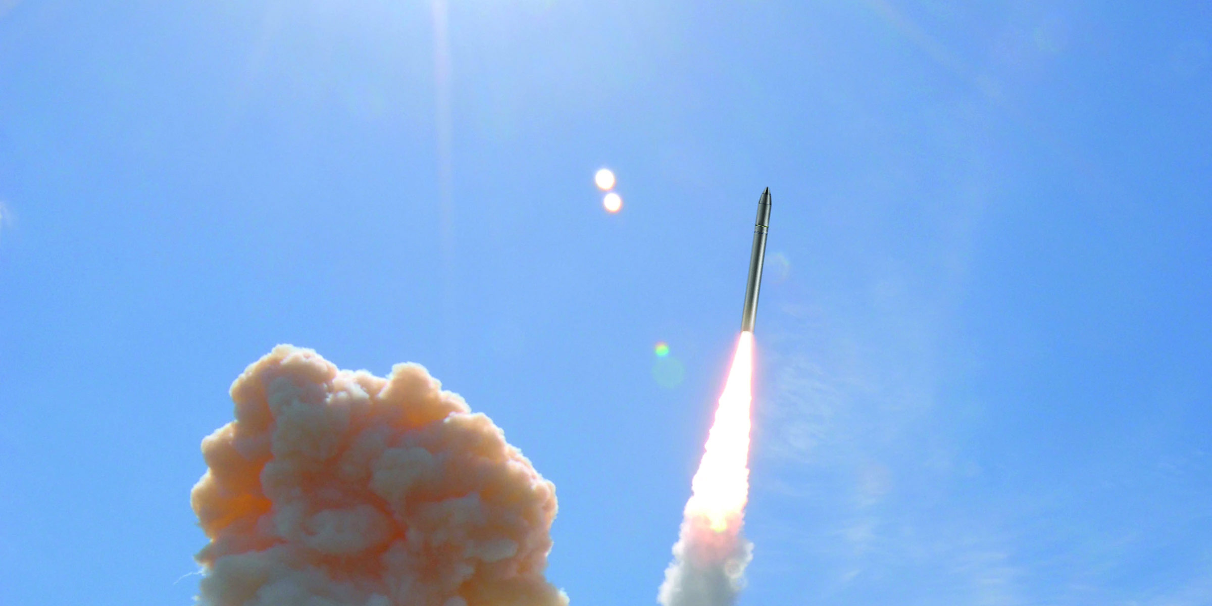 ICBM: Over 65 Years of Technical Leadership missile launch in clear blue sky