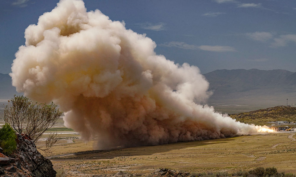 GEM 63XL Static Fire Test Northrop Grumman Successfully Completes First Qualification Test of New Rocket Motor for United Launch Alliance