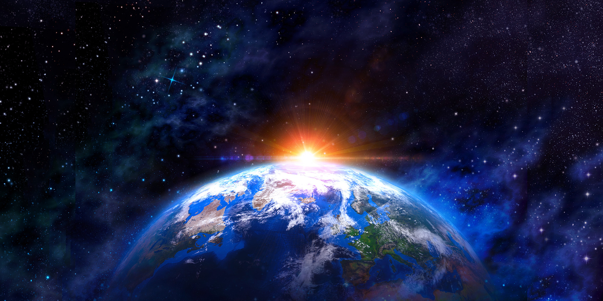 Sunrise over the Earth