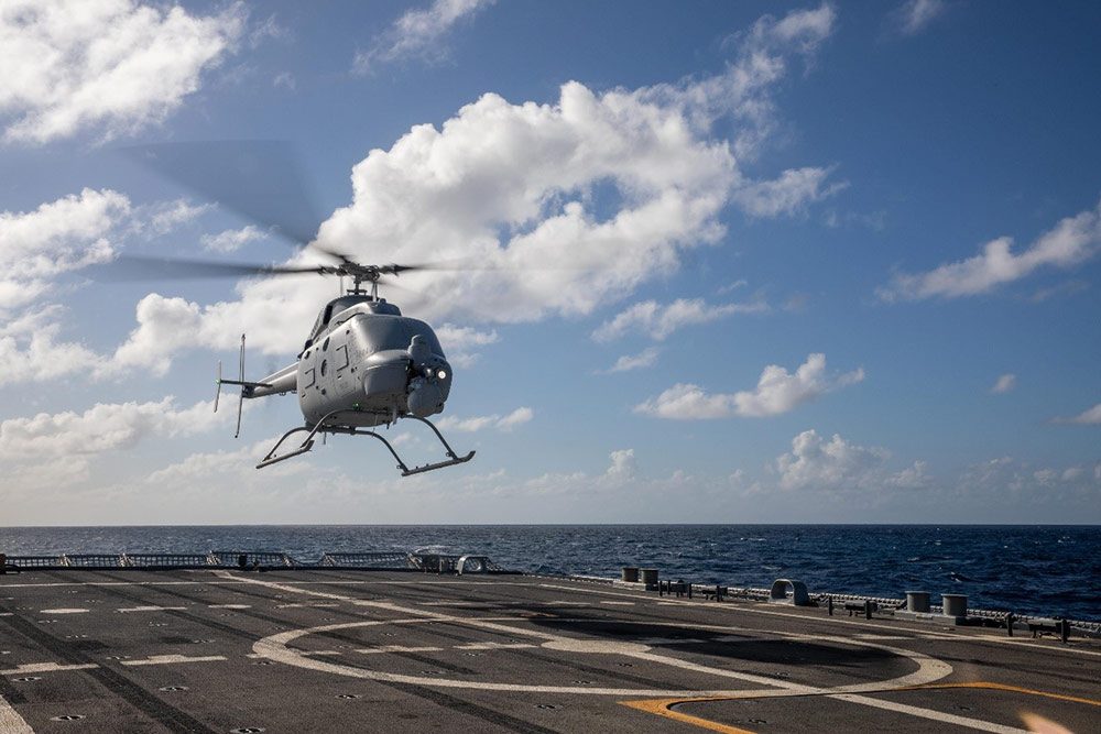 Northrop Grumman-Built MQ-8C Fire Scout Makes Operational Deployment with the US Navy Navy asks Northrop Grumman to provide cyber security intrusion protection for MQ-8C unmanned helicopter (Military & Aerospace Electronics)
