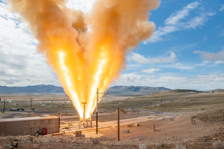 Northrop Grumman Successfully Tests Abort Motor for NASA’s Orion Spacecraft Northrop Grumman Successfully Tests Abort Motor for NASA’s Orion Spacecraft