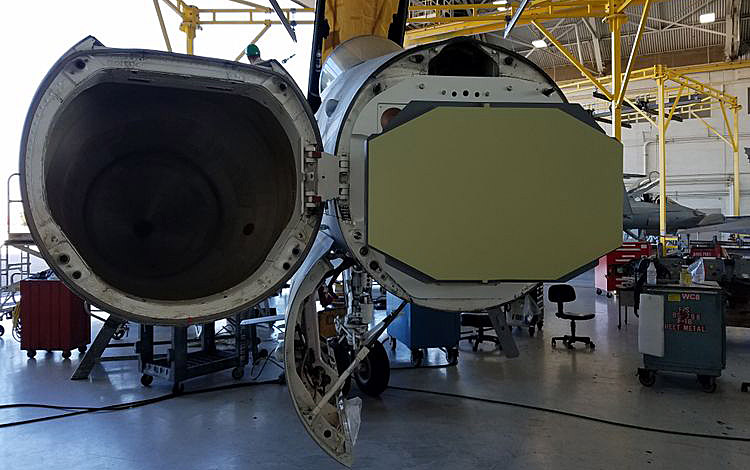 APG-83 SABR on a F/A-18C Hornet at MCAS Miramar in California